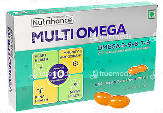 Jubilant Nutrihance Multi Omega 3-5-6-7-9 Softgelint Capsule 10