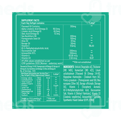 Jubilant Nutrihance Multiomega 3-5-6-7-9 Sucrose Free Veg Capsule 10