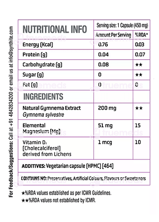 Natxtra Gymne Mag D Capsule 60