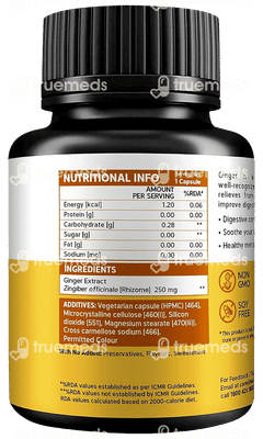 Natxtra Ginger Capsule 60