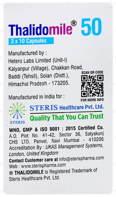 Thalidomile 50 Capsule 10 Thalidomile 50 Capsule 10