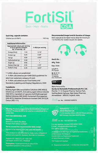 Fortisil Osa Capsule 10
