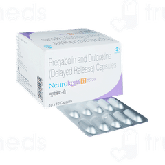 Neurokem D 75/20 MG Capsule 10