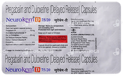 Neurokem D 75/20 MG Capsule 10