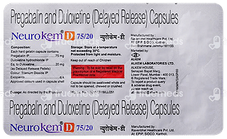 Neurokem D 75/20 MG Capsule 10