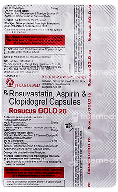 Rosucus Gold 20 Capsule 10 Rosucus Gold 20 Capsule 10
