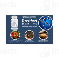 Trexgenics Rosifort Trio 3x 700 MG Veg Capsule 60