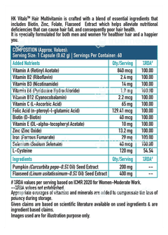Healthkart Hk Vitals Hair Multivitamin Capsule 60