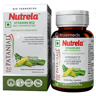 Patanjali Nutrela Vitamin B12 Bio Fermented Capsule 30