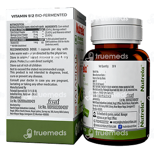 Patanjali Nutrela Vitamin B12 Bio Fermented Capsule 30