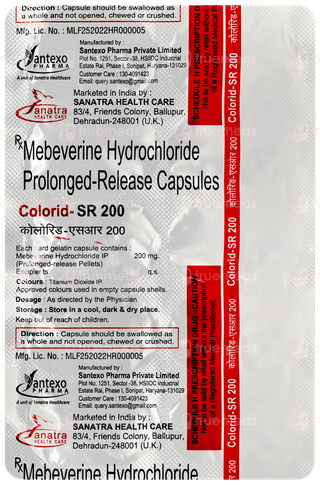 Colorid Sr 200 Capsule 10