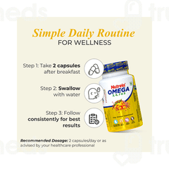 Patanjali Nutrela Organic Omega 3 6 7 & 9 Capsule 60