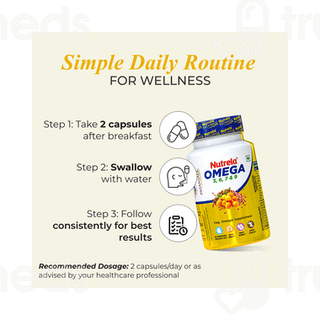 Patanjali Nutrela Organic Omega 3 6 7 & 9 Capsule 60