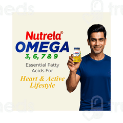 Patanjali Nutrela Organic Omega 3 6 7 & 9 Capsule 60