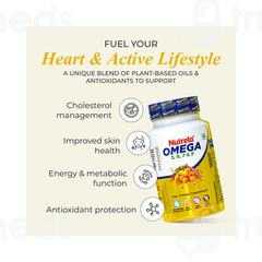 Patanjali Nutrela Organic Omega 3 6 7 & 9 Capsule 60