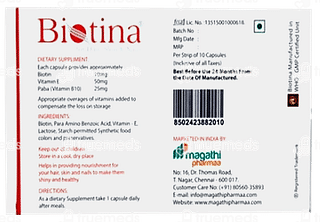 Biotina Capsule 10