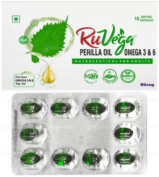 Ruvega Perilla Oil Omega 3 & 6 Capsule 10
