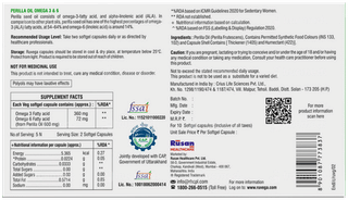 Ruvega Perilla Oil Omega 3 & 6 Capsule 10