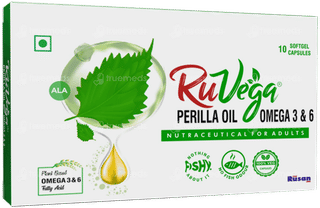 Ruvega Perilla Oil Omega 3 & 6 Capsule 10