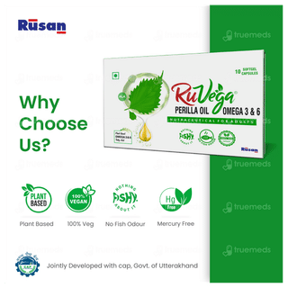 Ruvega Perilla Oil Omega 3 & 6 Capsule 10