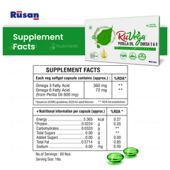 Ruvega Perilla Oil Omega 3 & 6 Capsule 10