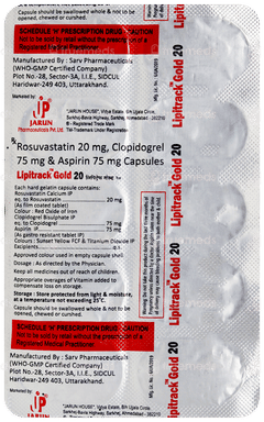 Lipitrack Gold 20 Capsule 10 Lipitrack Gold 20 Capsule 10