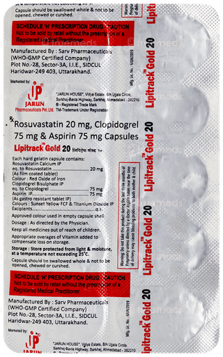 Lipitrack Gold 20 Capsule 10