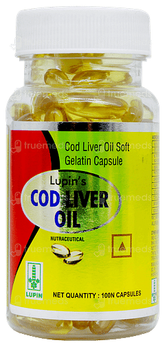 Lupins Cod Liver Oil Capsule 100 Lupins Cod Liver Oil Capsule 100