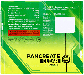 Pancreate Clear Tablet 15