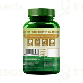 Himalayan Organics Ashwagandha Gold + Vegetarian Capsule 60