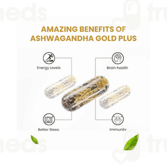 Himalayan Organics Ashwagandha Gold + Vegetarian Capsule 60