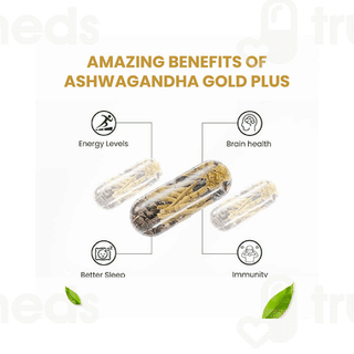 Himalayan Organics Ashwagandha Gold + Vegetarian Capsule 60