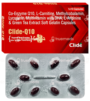 Clide Q10 Softgelatin Capsule 10 - Uses, Side Effects, Dosage, Price ...