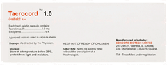 Tacrocord 1.0 Capsule 10 Tacrocord 1.0 Capsule 10