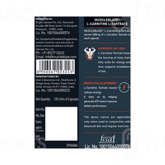 Muscleblaze L-carnitine L-tartrate Capsule 120