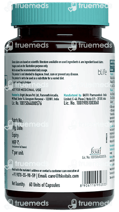 Hk Vitals Iron + Folic Acid With Zinc Vitamin C And Vitamin B12 Capsule 60