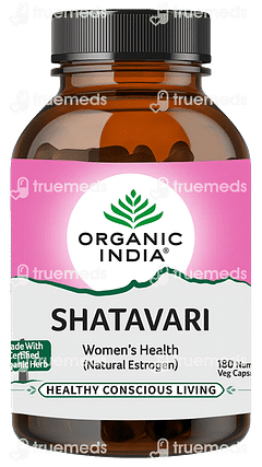 Organic India Shatavari 400 MG Capsule 180