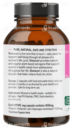 Organic India Shatavari Veg Capsule 180