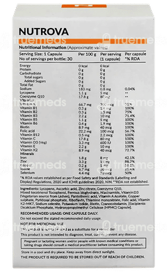 Nutrova Kerastrength Veg Capsule 30