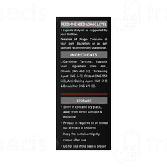 Muscleblaze L-carnitine L-tartrate Capsule 60