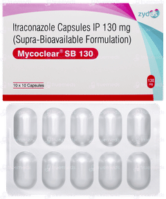 Mycoclear Sb 130 Capsule 10 Mycoclear Sb 130 Capsule 10