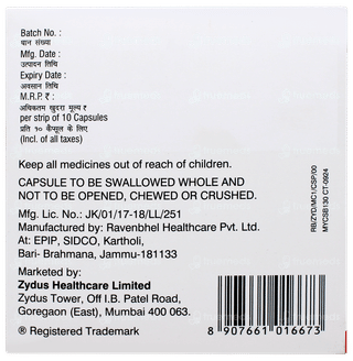 Mycoclear Sb 130 Capsule 10