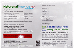 Ketorenal Preprob 45k Capsule 10