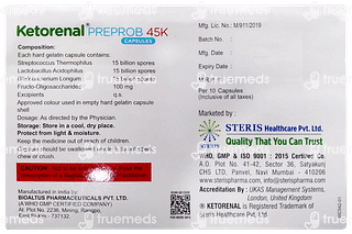 Ketorenal Preprob 45k Capsule 10