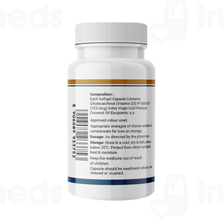 Inlife Vitamin D3 5000iu Capsule 60
