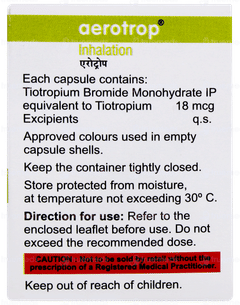 Aerotrop Inhalation Capsule 30 Aerotrop Inhalation Capsule 30