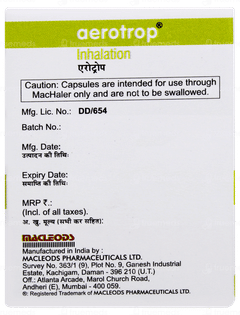 Aerotrop Inhalation Capsule 30 Aerotrop Inhalation Capsule 30