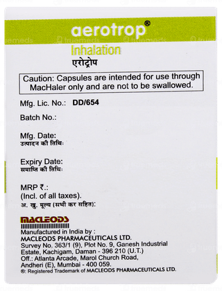 Aerotrop Inhalation Capsule 30