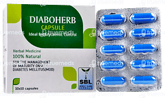 Sbl Diaboherb Capsule 100 Sbl Diaboherb Capsule 100
