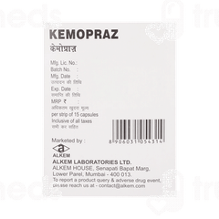 Kemopraz 20 MG Capsule 15